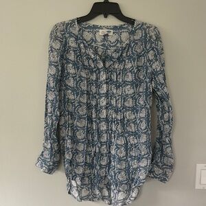 Old Navy Floral Blue Women's Tunic